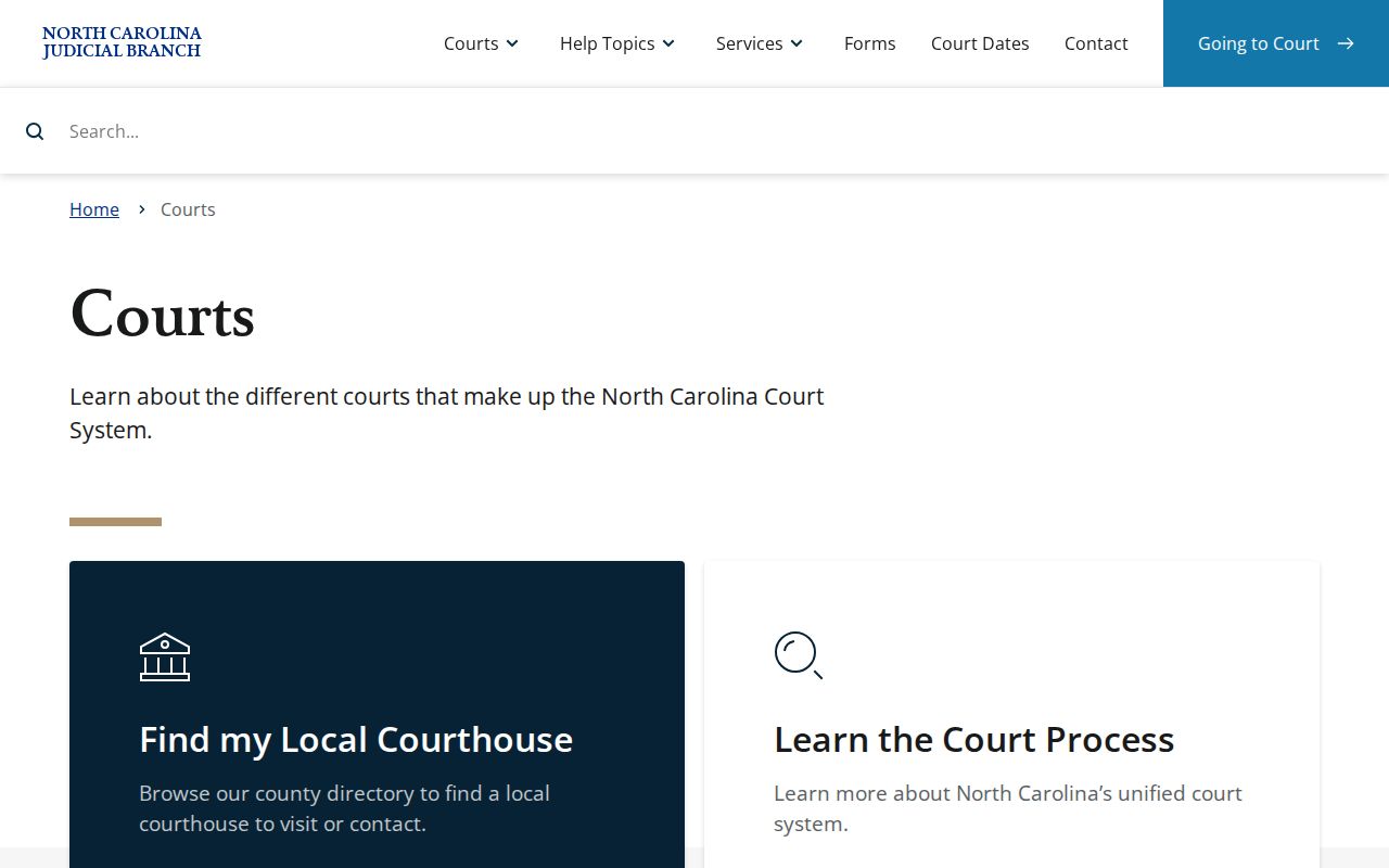 Warren County court calendar Superior Court hierarchy context
