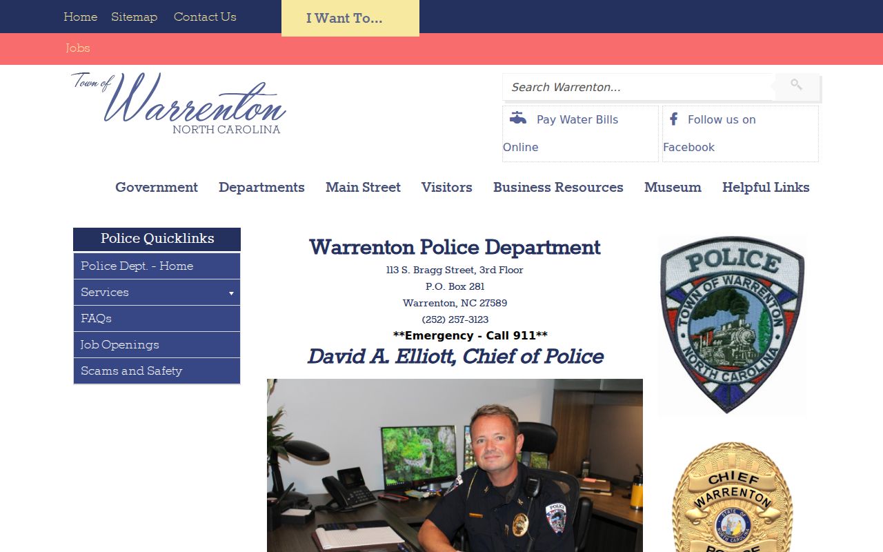 Warrenton court docket routing after Warrenton Police Department contact
